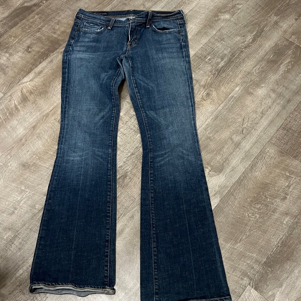 Dark Blue Flared Jeans citizen of humanity